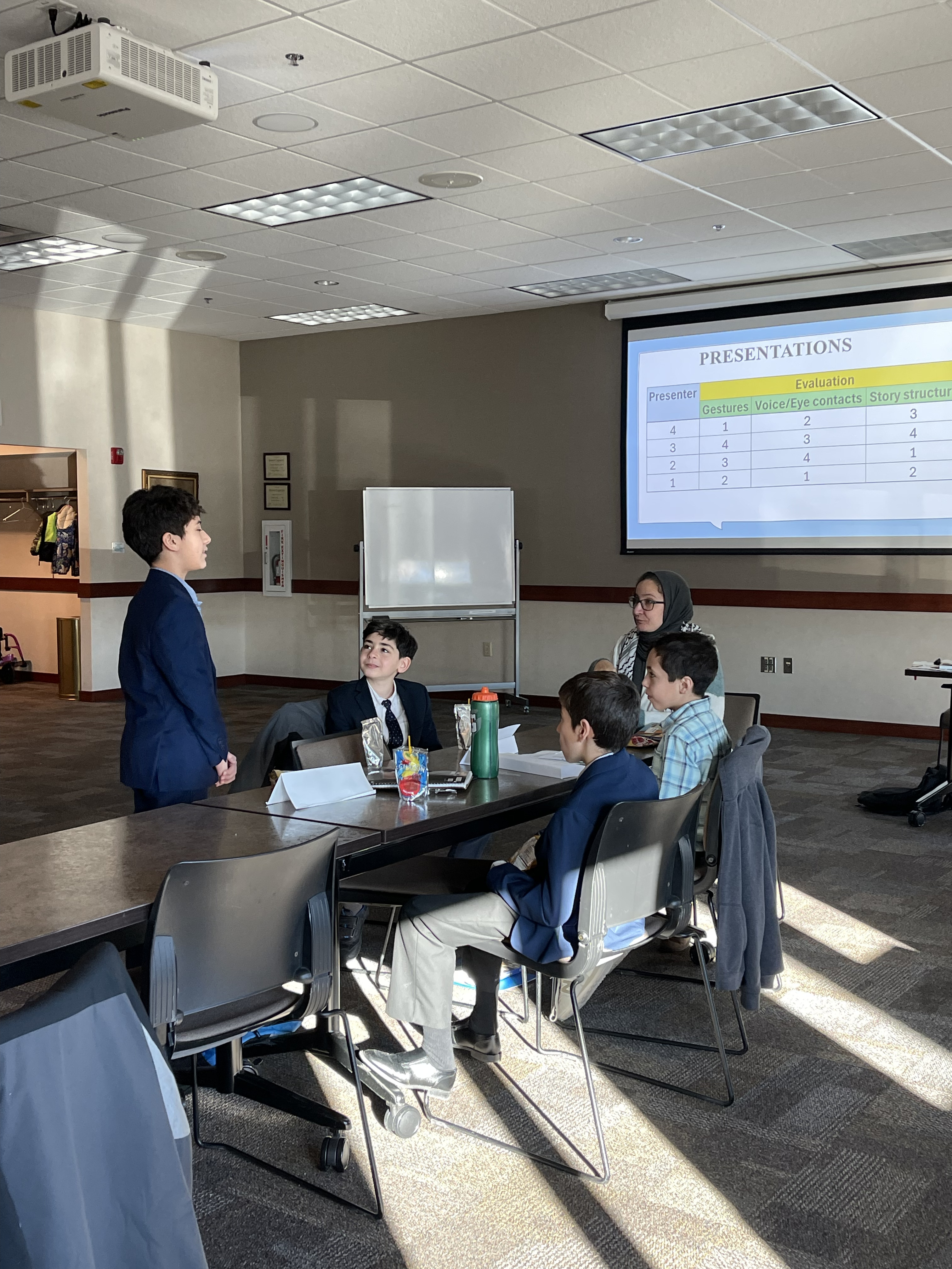 Public speaking session